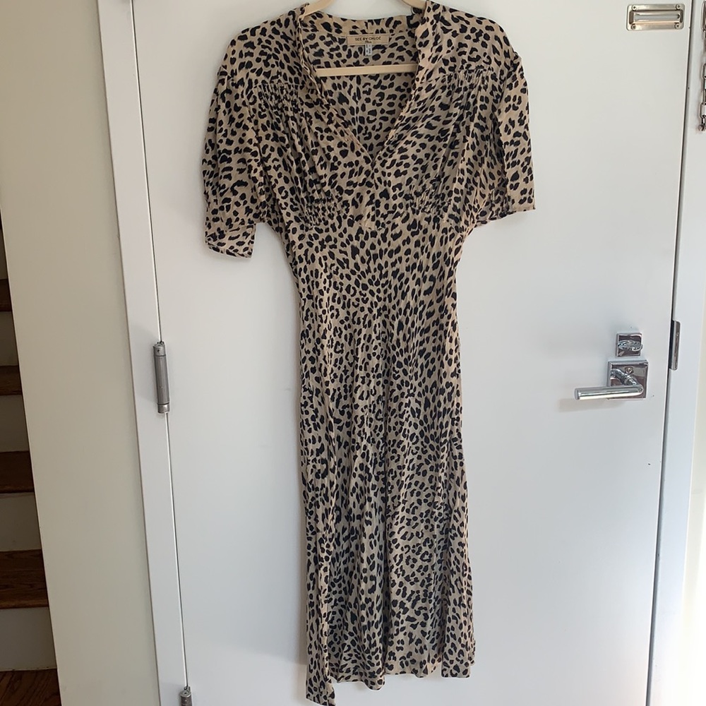 See by Chloe Print Midi Dress